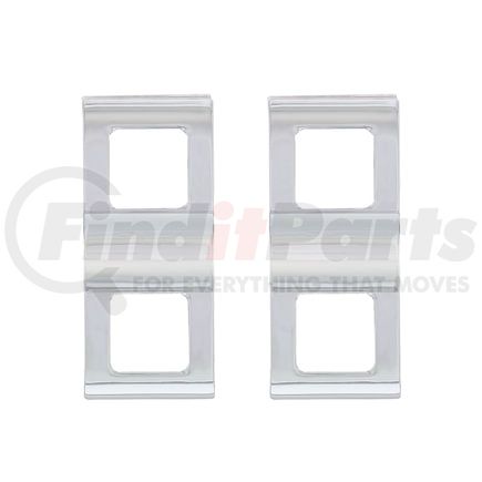 United Pacific 42350 Dash Switch Cover - Switch Cover, 2 Openings, for 2008-2017 Freightliner Cascadia