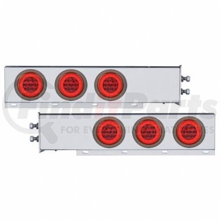 United Pacific 63770 LED Spring Loaded Mud Flap Hanger Red