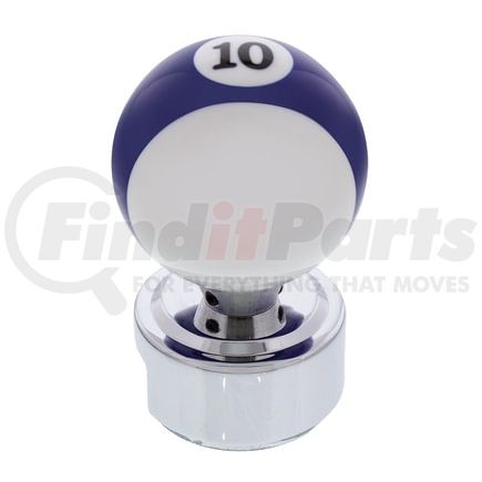 United Pacific 70770 Manual Transmission Shift Knob - Pool Ball, Number "10", for 13/15/18 Speed Eaton Style Shfters