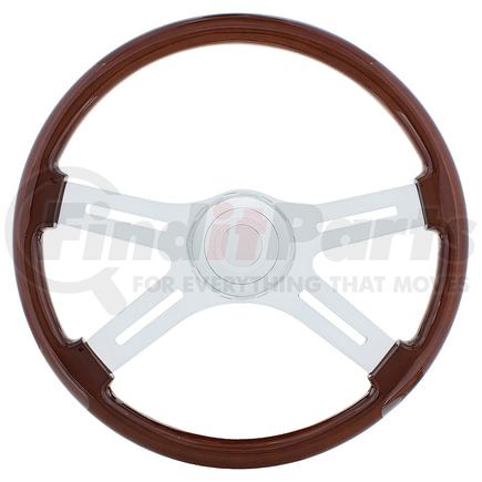 United Pacific 88143 Steering Wheel - 18", 4 Spoke, with Hub, for International