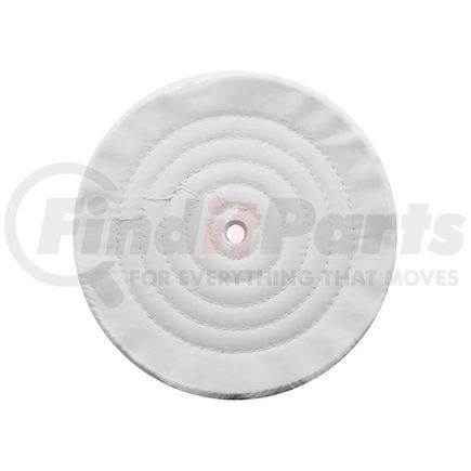 United Pacific 90022 Buffing Wheel - 8" White Soft Muslin Buff, 1/2" Arbor