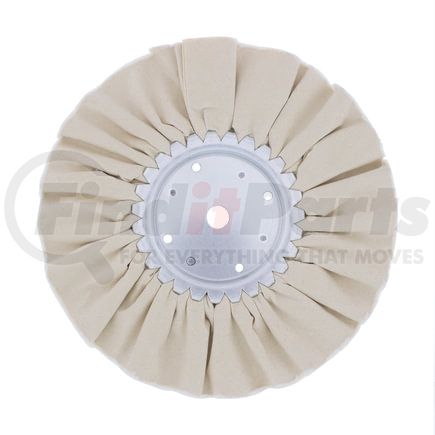 United Pacific 90031 Buffing Wheel - 10" White Treated Airway Buff, 5/8" & 1/2" Arbor