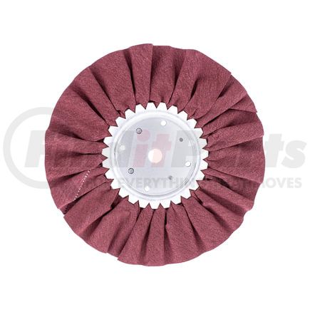 United Pacific 90066 Buffing Wheel - 6" Red Treated Airway Buff, 5/8" & 1/2" Arbor