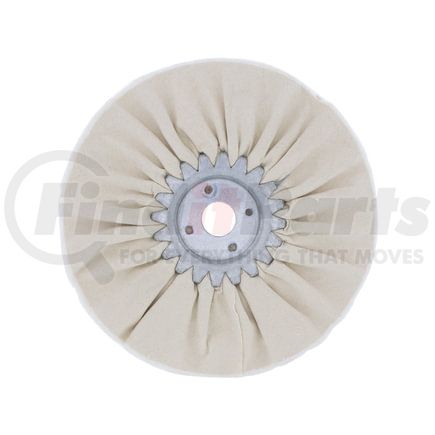 United Pacific 90067 Buffing Wheel - 6" White Treated Airway Buff, 5/8" & 1/2" Arbor