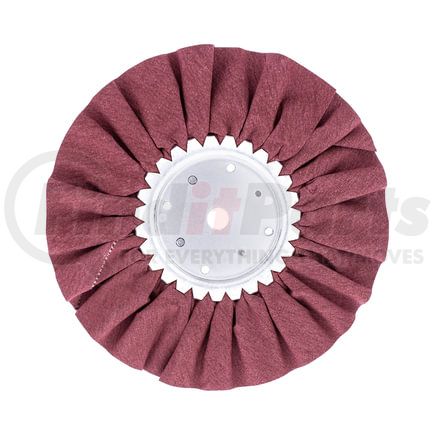 United Pacific 90089 Buffing Wheel - 10" Red Treated Airway Buff, 5/8" & 1/2" Arbor