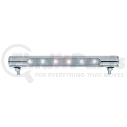 United Pacific S2008LED Auxiliary Light Bar - Stainless Steel, White LED/Clear Lens, Universal Tube Light