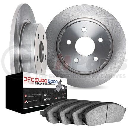 Dynamic Friction Company 6602-65031 Rotors with 5000 Euro Ceramic Brake Pads