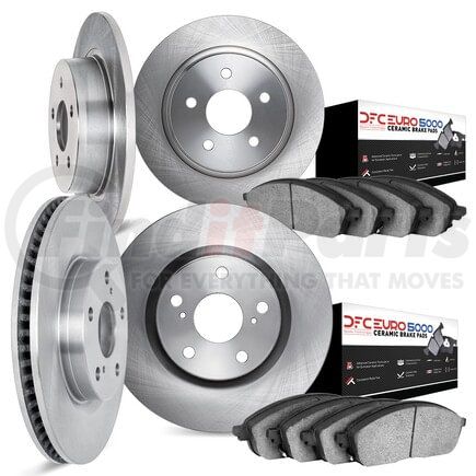 Dynamic Friction Company 6604-74000 Rotors with 5000 Euro Ceramic Brake Pads