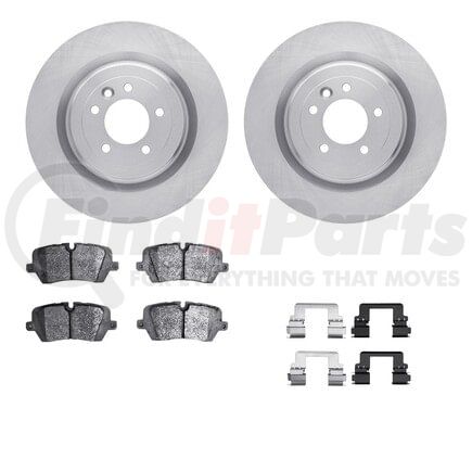Dynamic Friction Company 6612-11091 Rotors with 5000 Euro Ceramic Brake Pads includes Hardware