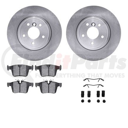Dynamic Friction Company 6612-20115 Rotors with 5000 Euro Ceramic Brake Pads includes Hardware