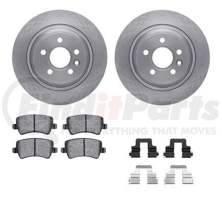 Dynamic Friction Company 6612-27163 Rotors with 5000 Euro Ceramic Brake Pads includes Hardware