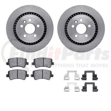 Dynamic Friction Company 6612-27243 Rotors with 5000 Euro Ceramic Brake Pads includes Hardware