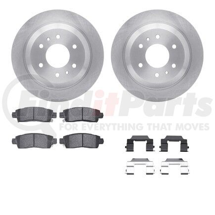 Dynamic Friction Company 6612-48011 Rotors with 5000 Euro Ceramic Brake Pads includes Hardware