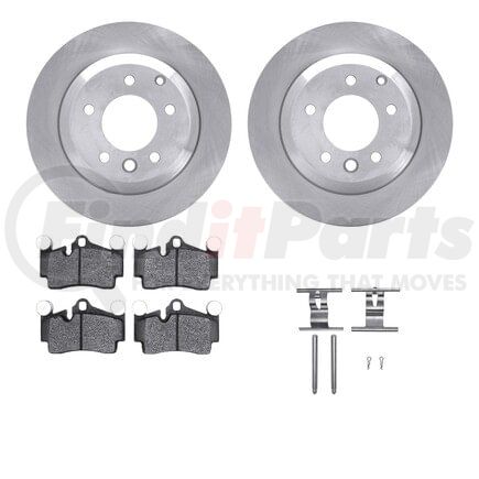 Dynamic Friction Company 6612-74184 Rotors with 5000 Euro Ceramic Brake Pads includes Hardware