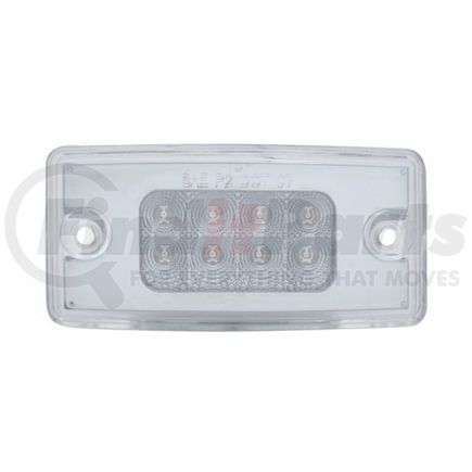 United Pacific 39487 Truck Cab Light - 8 LED Reflector, Amber LED/Clear Lens, for Freightliner