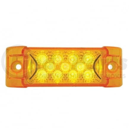 United Pacific 39592 Clearance Light - Reflector Rectangular Light, 13 LED, Amber LED/Lens