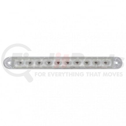 United Pacific 39687 Brake / Tail / Turn Signal Light - 6-1/2" Light Bar Only, 10 LED, Red LED/Clear Lens