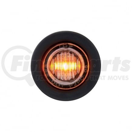 United Pacific 39769 Mini Clearance/Marker Light, Amber LED/Clear Lens, 3 LED