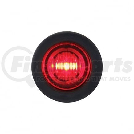 United Pacific 39768 3-LED Single Function 3/4" Mini Clearance/Marker Light, Red LED, Red Lens