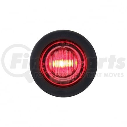 United Pacific 39770 Mini Clearance/Marker Light - Red LED/Clear Lens, 3 LED