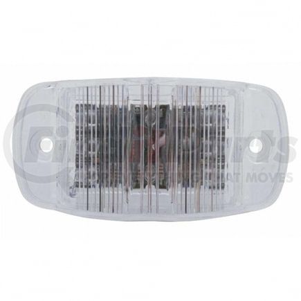 United Pacific 39906B Clearance/Marker Light, Amber LED/Clear Lens, Rectangle Design, 14 LED