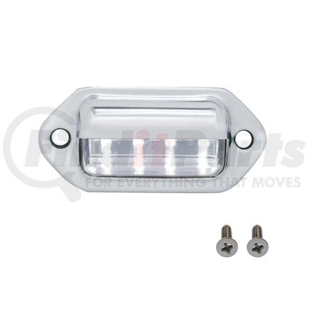 United Pacific 39930 License Plate Light - License Plate Light/Utility Light, 4 White LED, Chrome