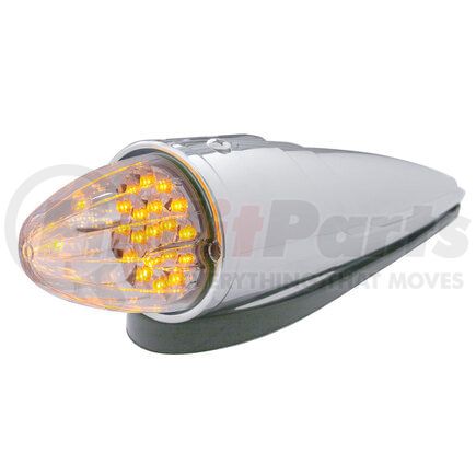 United Pacific 39967 Cab Light - 19 LED, Reflector, Grakon 1000 Style, Amber LED/Clear Lens