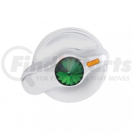 United Pacific 41311 A/C Control Knob - Green Diamond, for International Signature