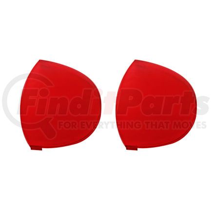 United Pacific 41387 Dome Light Lens - Round, Red, for 2006+ Kenworth