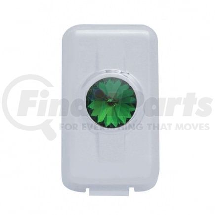 United Pacific 41605 Dash Switch Cover - Switch Plug Cover, with Green Diamond, for Volvo