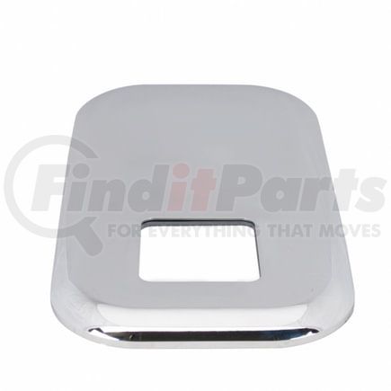 United Pacific 41751B Transmission Shift Lever Plate Base Cover - Chrome, for Peterbilt Trucks, Fits OEM S22-6041M01-234