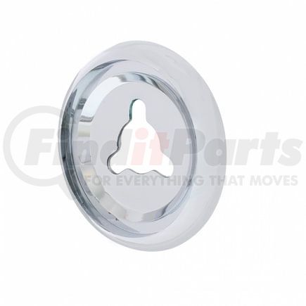 United Pacific 41759 Dash Knob - Dash Data Display Module Control Knob Bezel, Chrome, for Peterbilt