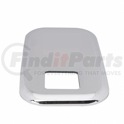 United Pacific 41753B Transmission Shift Lever Plate Base Cover - Chrome, for Peterbilt Trucks, Fits OEM S22-6041M01-268