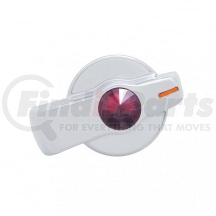 United Pacific 42026 A/C Control Knob - "Signature", Newer Model, with Purple Diamond, for Freightliner