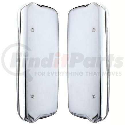 United Pacific 42060 Door Mirror Cover Set - RH, Chrome, for 2005-2010 Freightliner Century & 2005-2020 Columbia