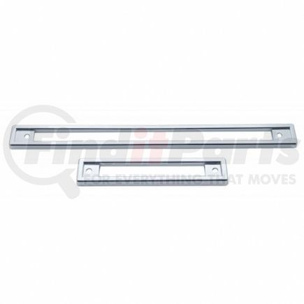 United Pacific 41011 Warning Light Panel Bezel - Chrome, Plastic, for 1991-2000 Peterbilt 379/378/377