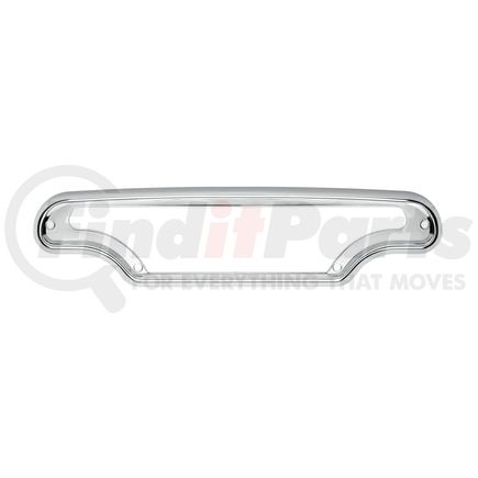 United Pacific 41012 Light Panel Bezel - For Dash Warning Light, Chrome, Plastic, for 2002-2006 Peterbilt 379/378