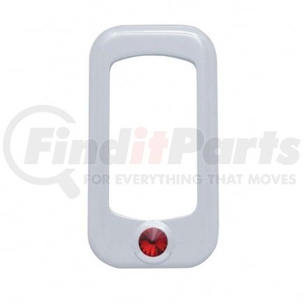 United Pacific 41146 Rocker Switch Face Plate - Rocker Switch Trim, with Red Diamond