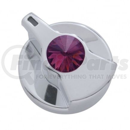 United Pacific 41261 Dash Knob - Timer Knob, with Purple Diamond, for Peterbilt