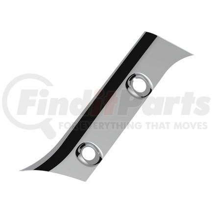 United Pacific 41431 Window Post Cover - Chrome, Plastic, Interior, Passenger Side, for 2006-2021 Kenworth W900-Passenger