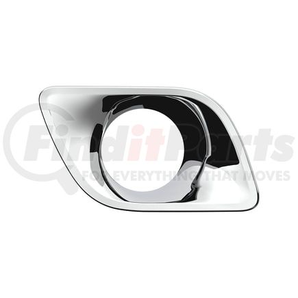 United Pacific 41546 Fog Light Bezel - Passenger Side, Chrome, Plastic, for 2013-2021 Kenworth T680