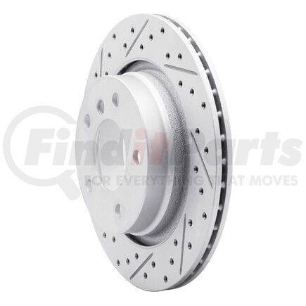 Dynamic Friction Company 830-31047L Geoperformance Rotor - Drilled and Slotted
