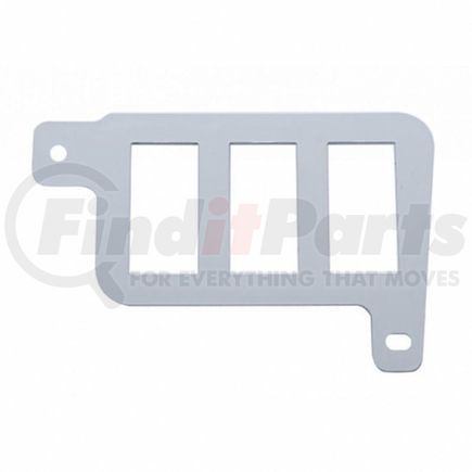 United Pacific 41980 Dashboard Panel - Dash Switch Panel, Lower Bottom, RH, 3 Openings, for Freightliners