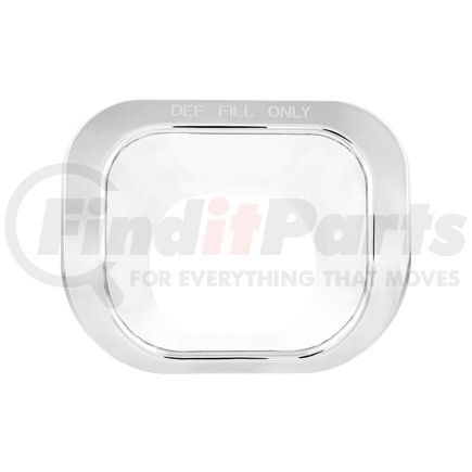 United Pacific 42002 Chrome Plastic Diesel Exhaust Fluid (DEF) Filler Trim, for 2012-2021 Peterbilt 579