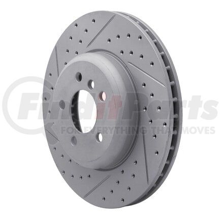 Dynamic Friction Company 830-31097L Geoperformance Rotor - Drilled and Slotted