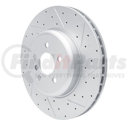 Dynamic Friction Company 830-31168R Geoperformance Rotor - Drilled and Slotted
