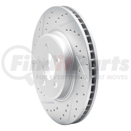Dynamic Friction Company 830-39015L Geoperformance Rotor - Drilled and Slotted