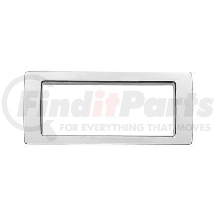 United Pacific 42437 Dash Storage Pocket Trim - Chrome, Plastic, for 2018-2023 Freightliner Cascadia