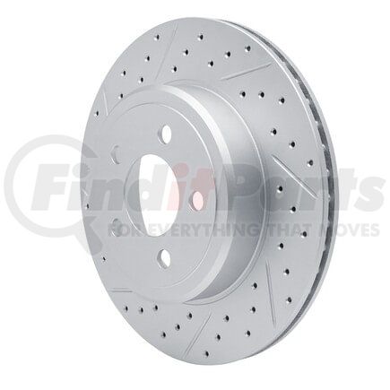 Dynamic Friction Company 830-39018L Geoperformance Rotor - Drilled and Slotted