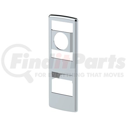 United Pacific 42446 Door Window Switch Bezel - Door Switch Cover, Chrome, with Power Windows/Mirrors, for 2018-2020 Freightliner Cascadia